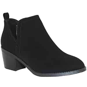 Amazon.com | TRENDSUP Ankle Boots for Women Chelsea Square